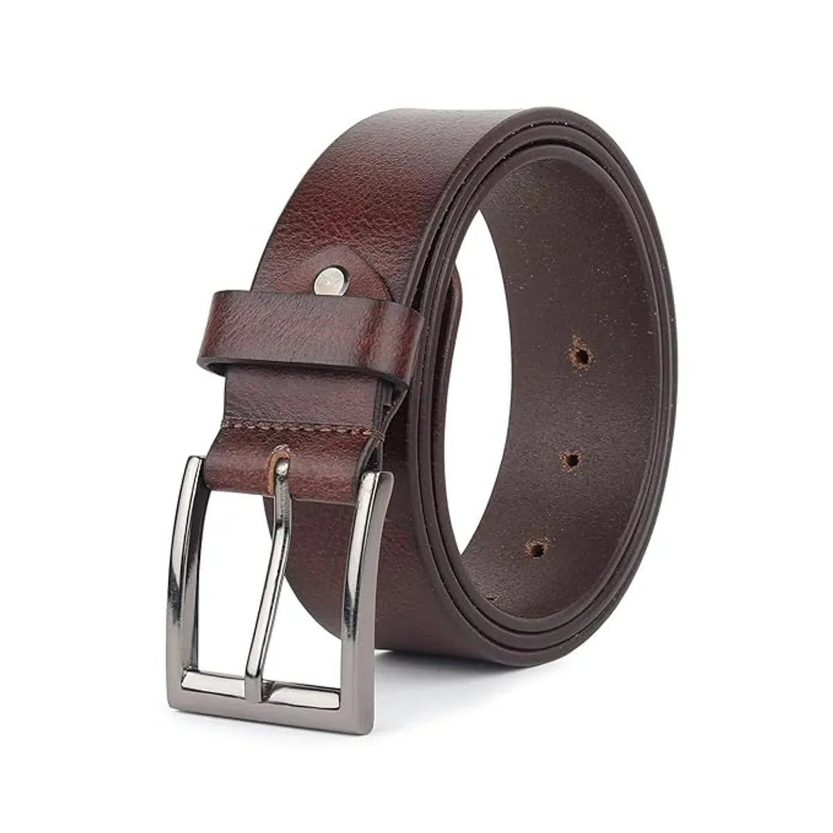 Brown Premium Leather Belt for Men | Genuine Leather Formal & Casual Belt